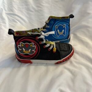 GUC Ground Up SEGA Sonic the Hedgehog X Shadow Lace Up High Tops